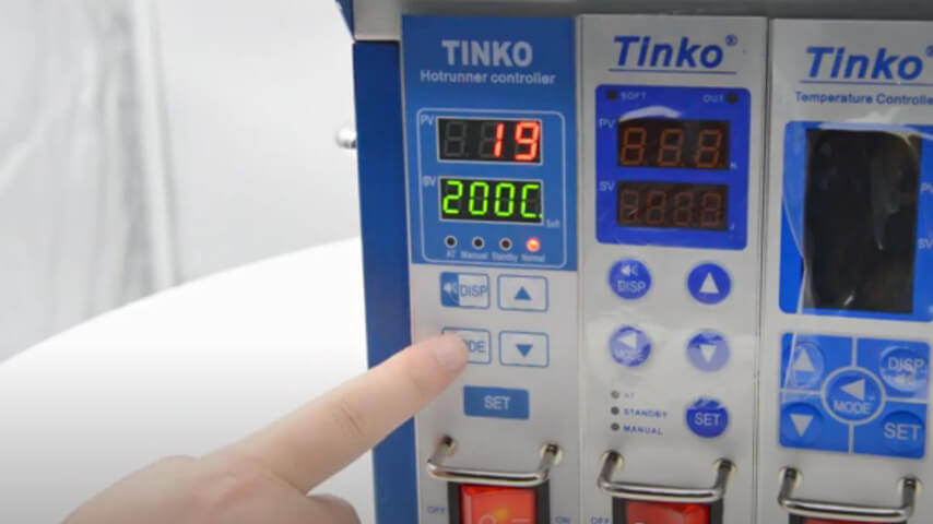 Modo de trabajo del interruptor del módulo HRTC B